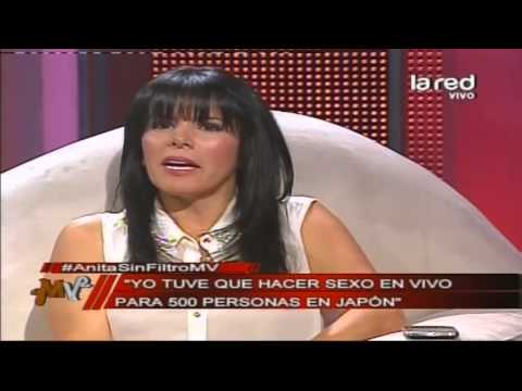 Anita Alvarado: "Yo tuve que hacer sexo en vivo para 500 personas en